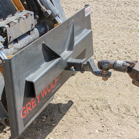 commercial trailer hitch for skid steer|skid steer attachment plate fast.